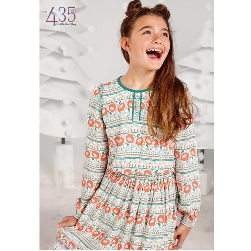 Matilda Jane Spirited Song Dress Girl's 435 sz 10